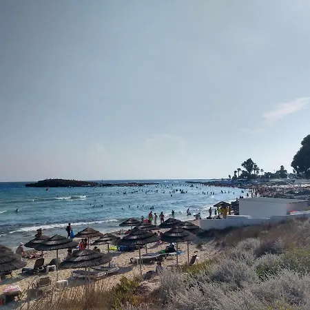 Апартаменты Nissi Golden Lovely One Bedroom With Spacious Terrace And Free Parking *